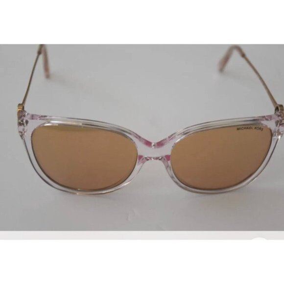 Michael Kors Marrakesh Clear RG Mirrored Sunglasses MK6006 3014R1 57-16-140 - Picture 4 of 16